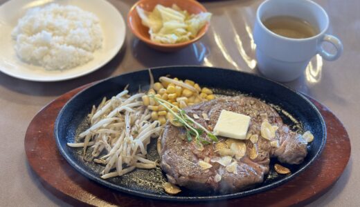 【ステーキ食堂】ガッツリお肉が食べたいときにおススメのお店！